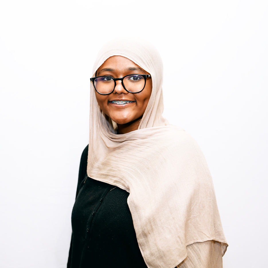 Portrait of Ghaya Merghana, CEC mental health intern